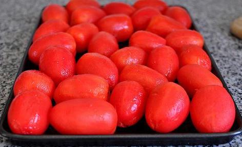 فیله کردن گوجه فرنگی